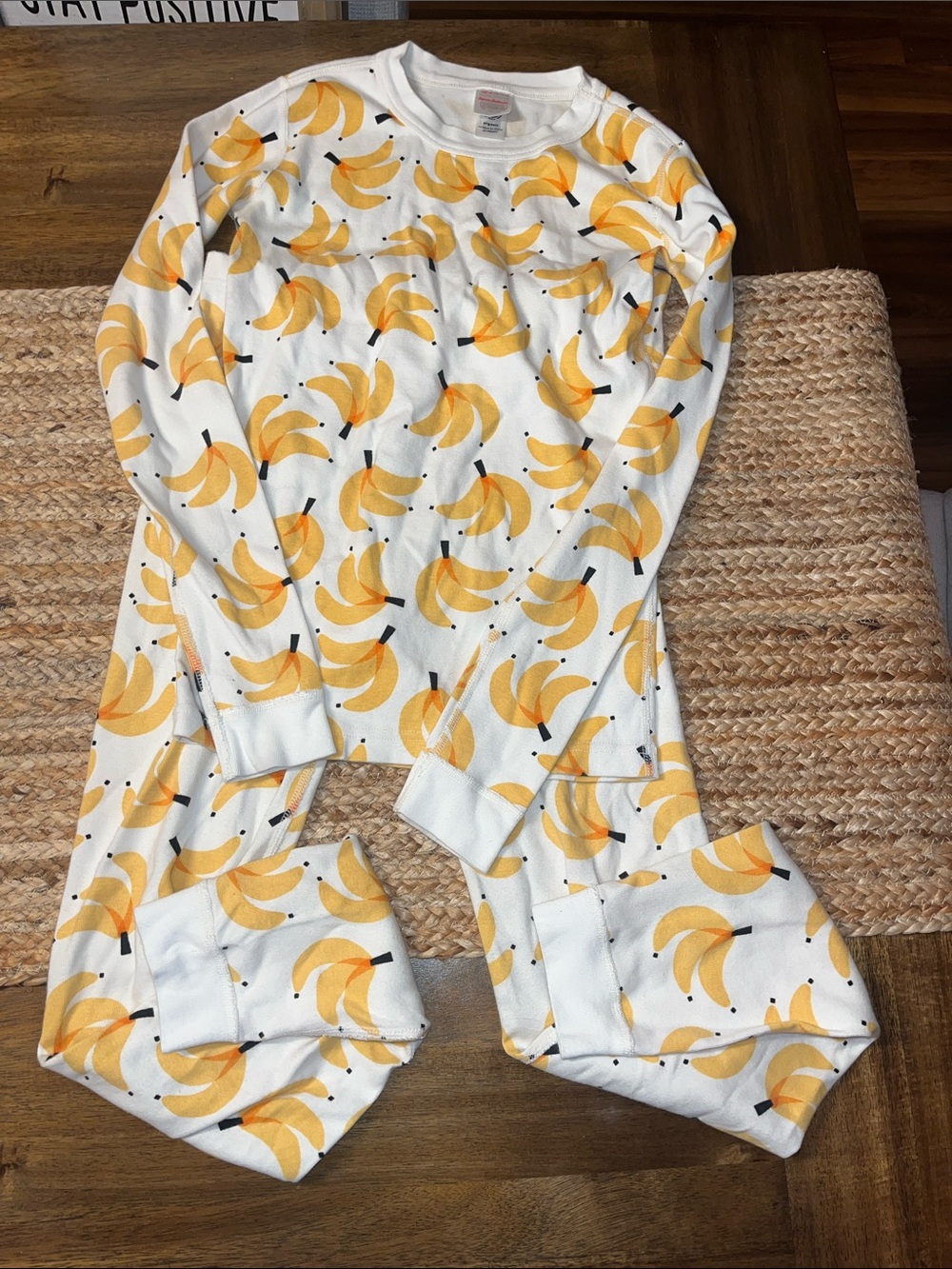 Hanna Andersson 2 pc pajamas size 14-16 Bananas